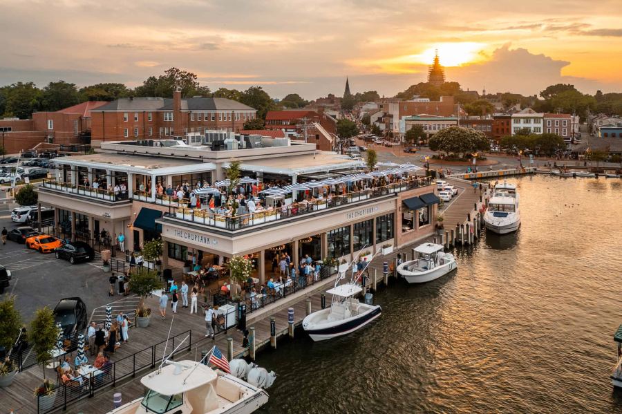 Atlas Restaurant Group fine dining above the Baltimore harbor